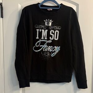 Juicy Couture Black Sweater with Silver Accents